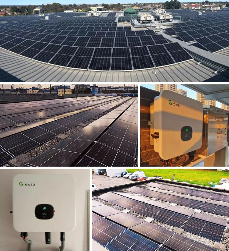 Inverter 150kw off Grid Hybrid Photovoltaic Solar Energy System 40 Kw 30kw 40kw 50kw 60kw 100kw Complete 20kw Solar System Carport Parking System